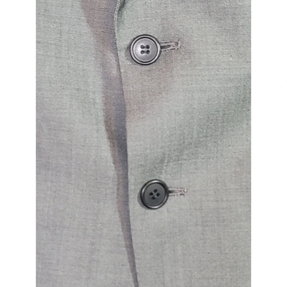 Cerruti 1881 Wool‎ Blazer 120s Mens Gray Tailored Sport Coat Career Size 48R